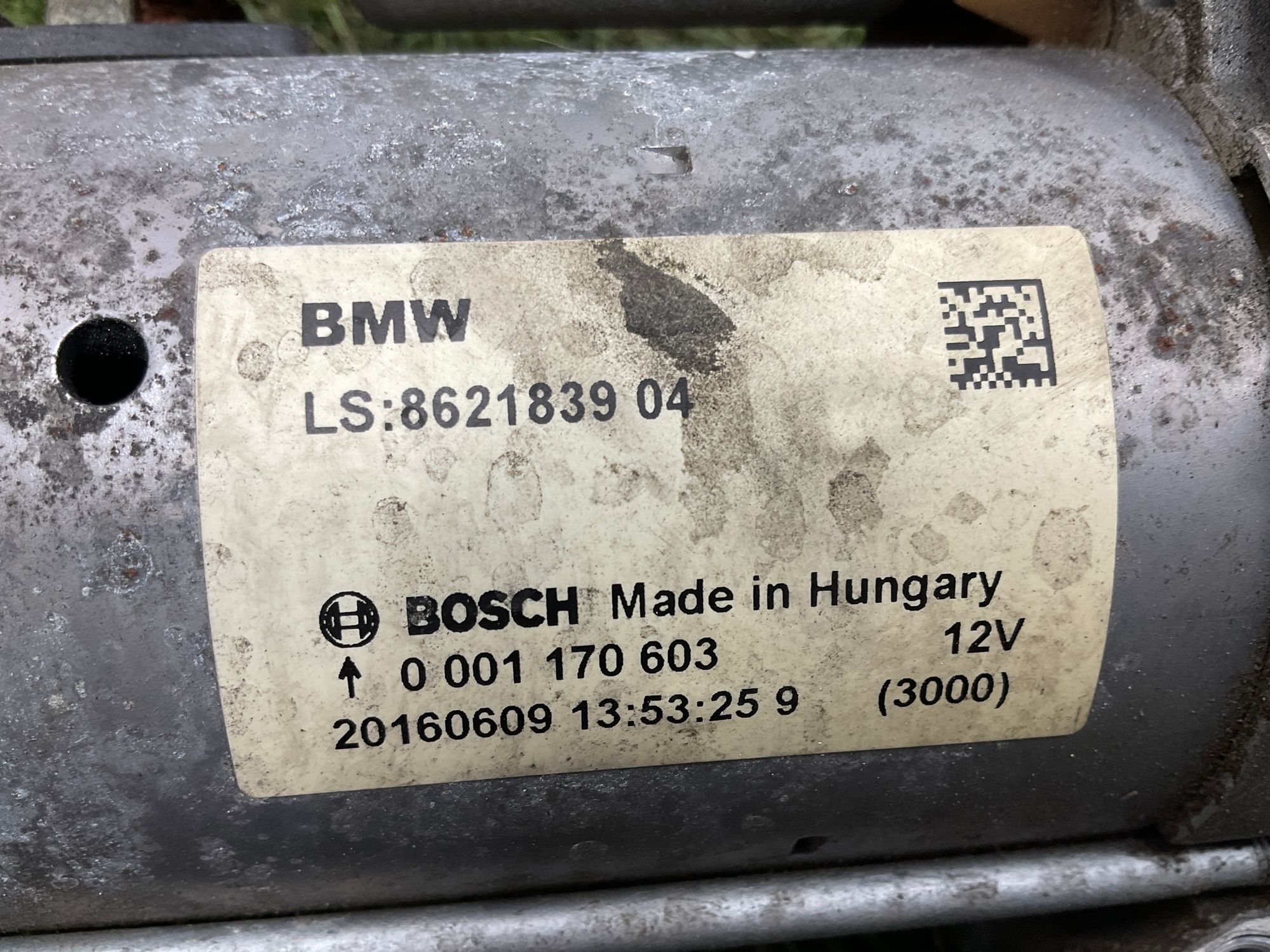 Стартер BMW 3 серия, F30/F31 рестайлинг, 3000 рублей, Москва