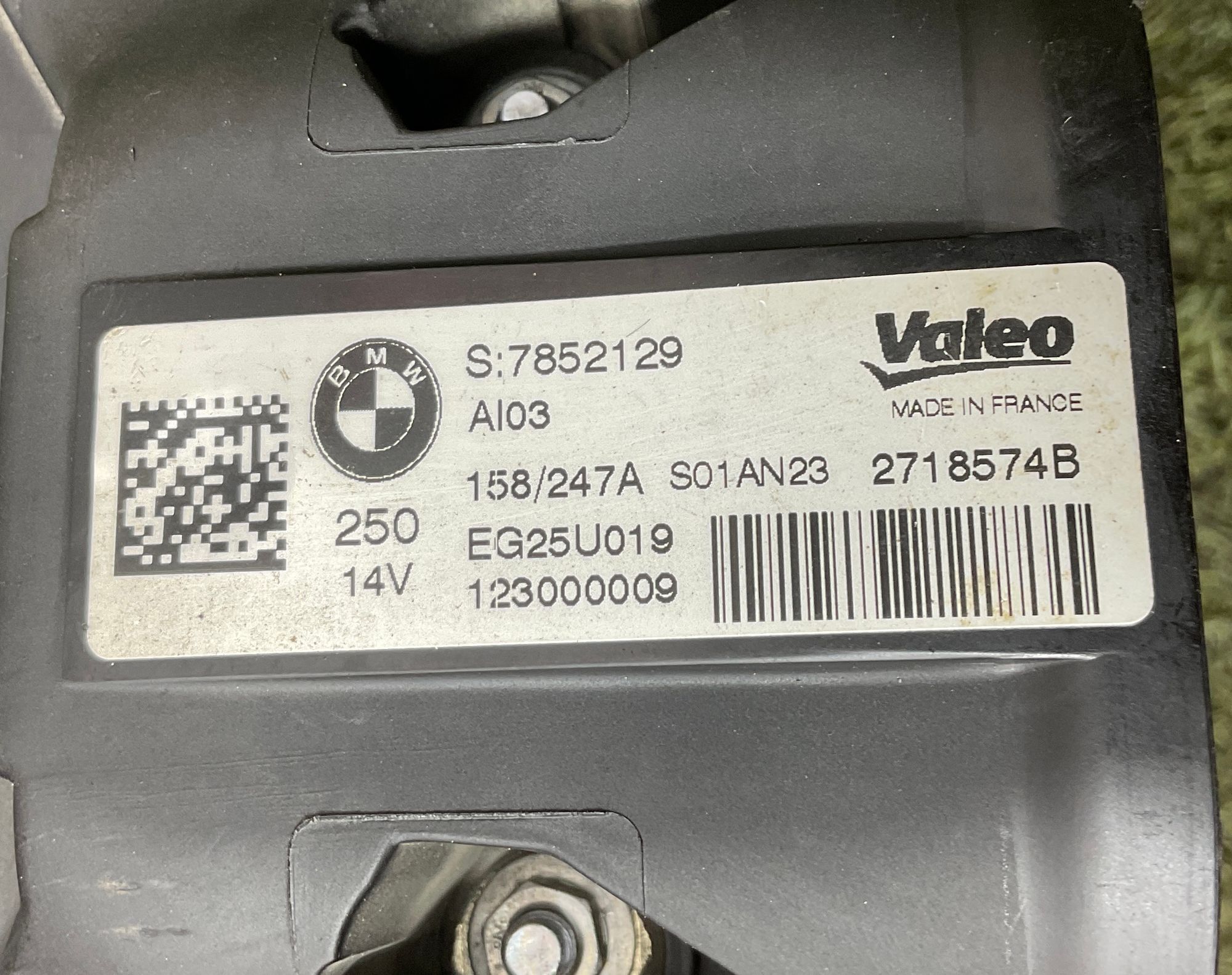 Генератор S63 BMW M5, F90 рестайлинг 2024, 15000 рублей, Москва