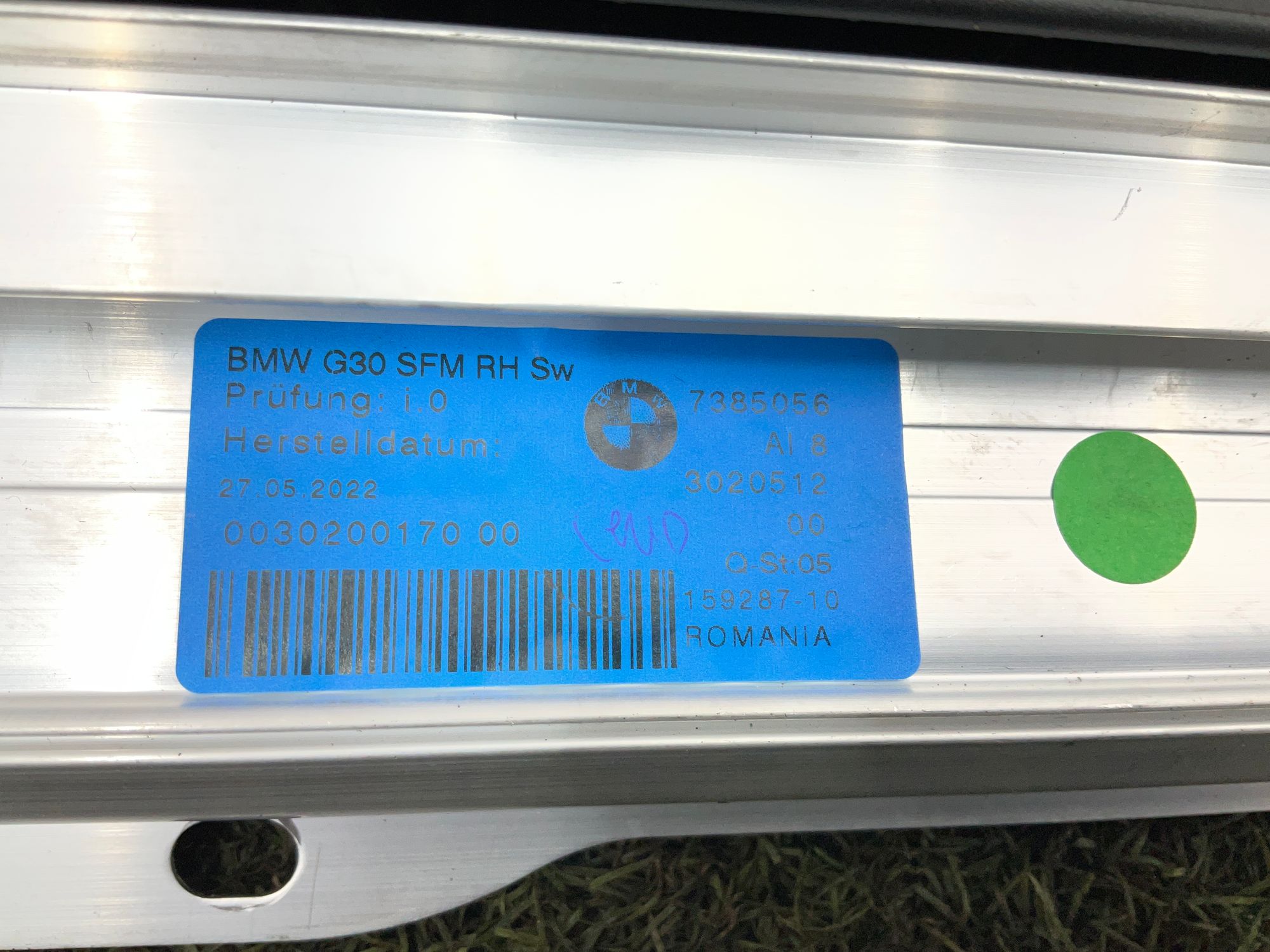 Шторка бокового стекла задняя правая BMW M5, F90, 10000 рублей, Москва