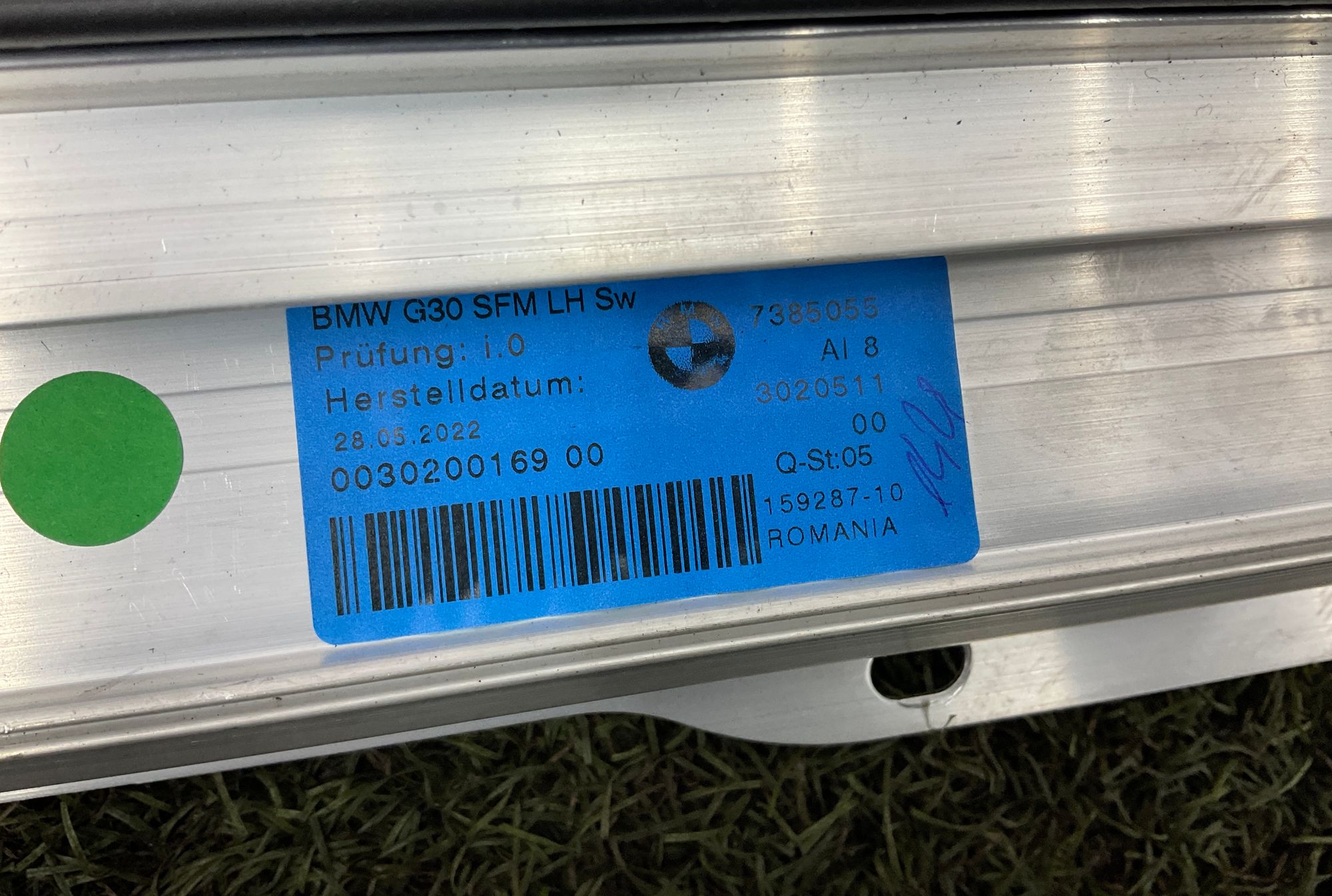 Шторка бокового стекла задняя левая BMW M5, F90, 10000 рублей, Москва