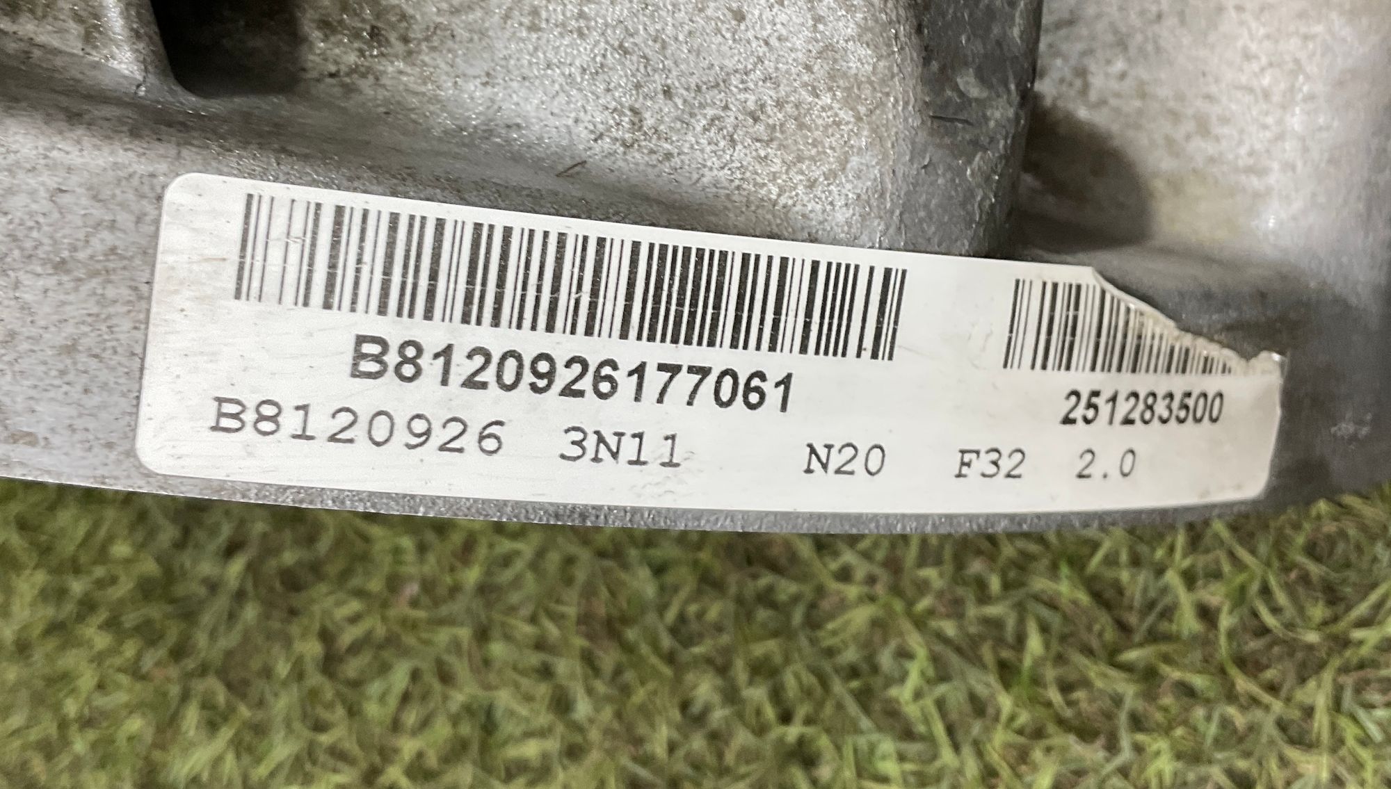 Блок цилиндров N20B20B BMW 5 серия, F10/F11/F07 рестайлинг, 20000 рублей, Москва