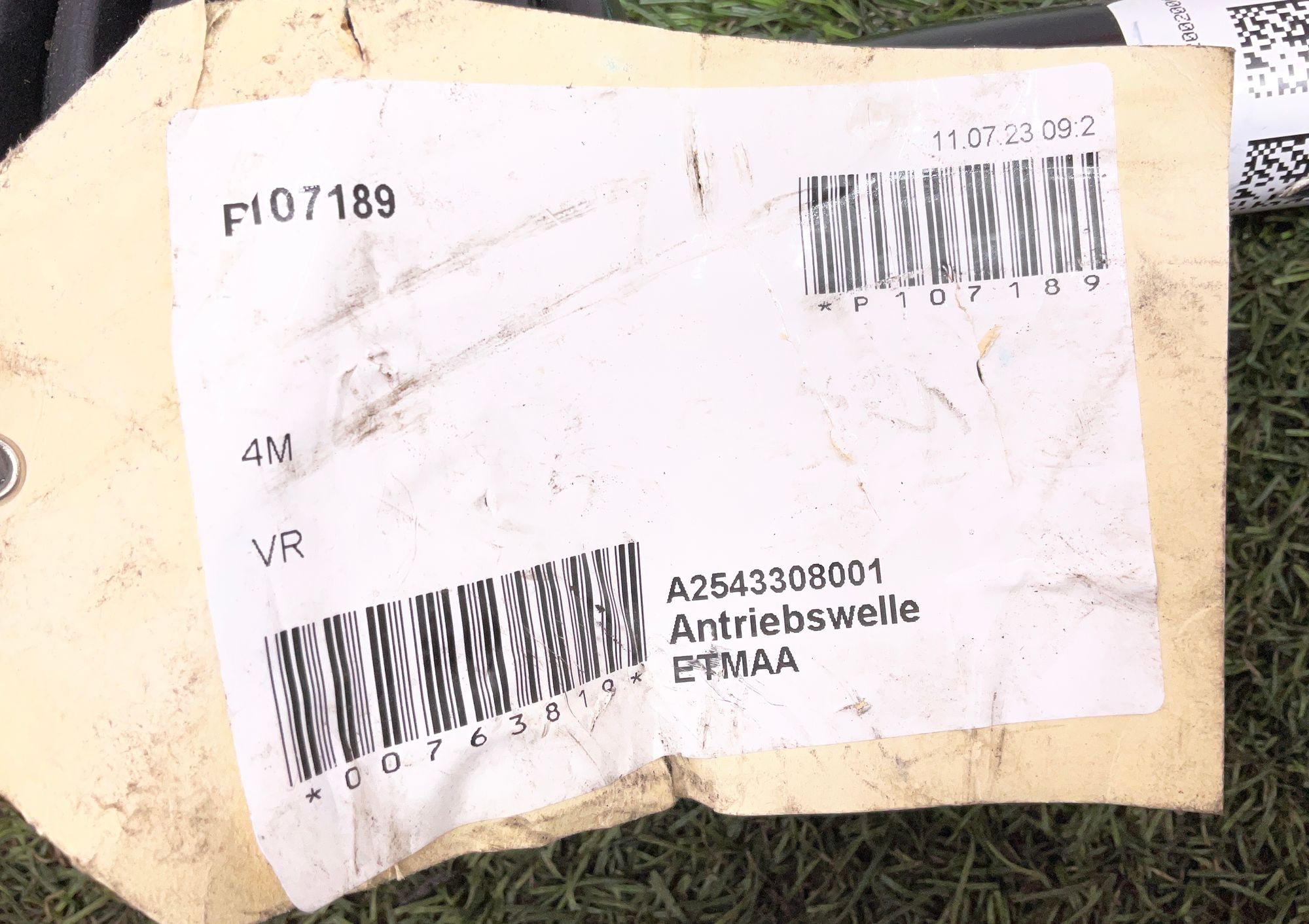 Привод передний правый Mercedes-Benz GLC X254, 80000 рублей, Москва