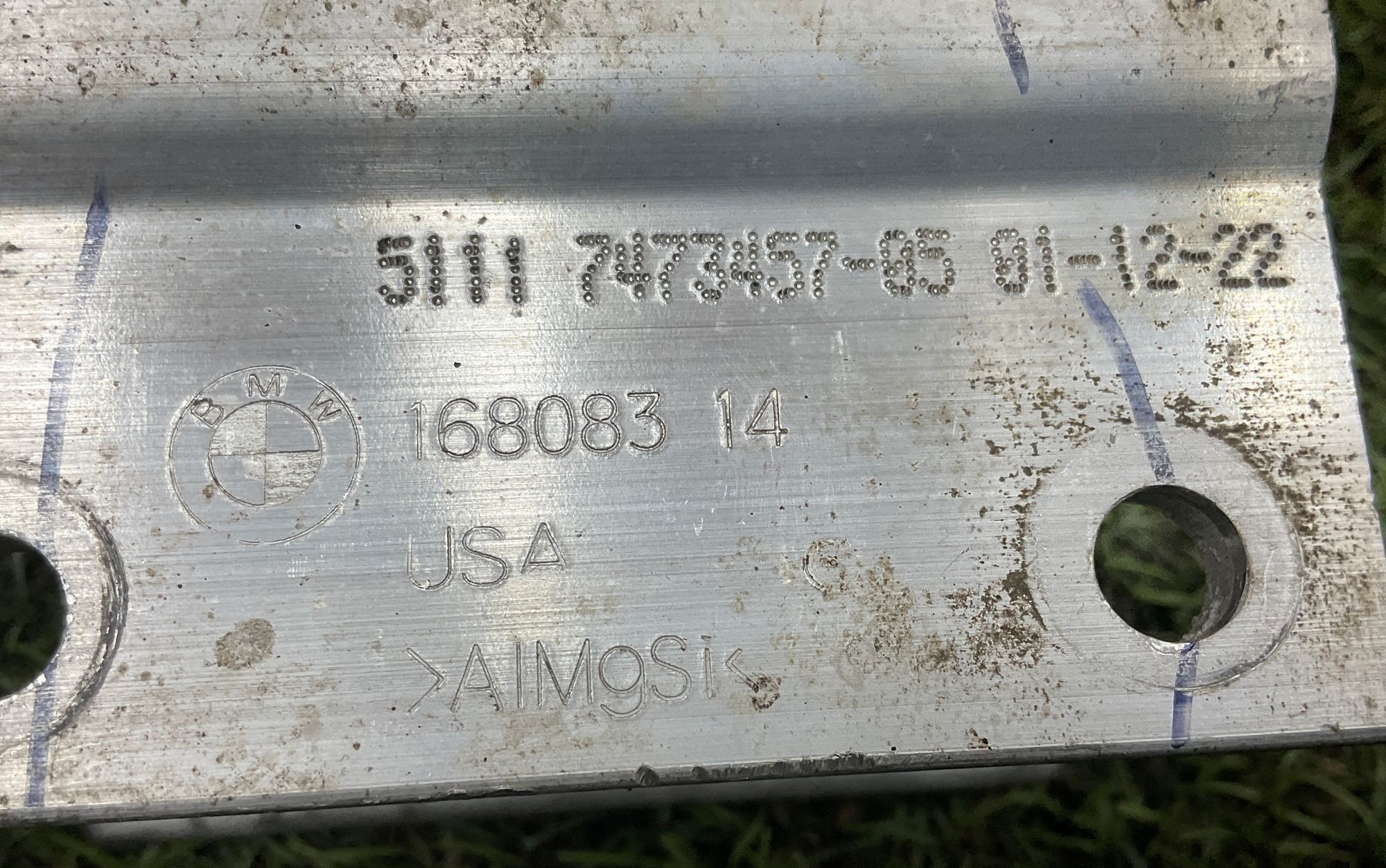 Кронштейн переднего усилителя левый BMW X3 M F97 рестайлинг 2022, 3500 рублей, Москва