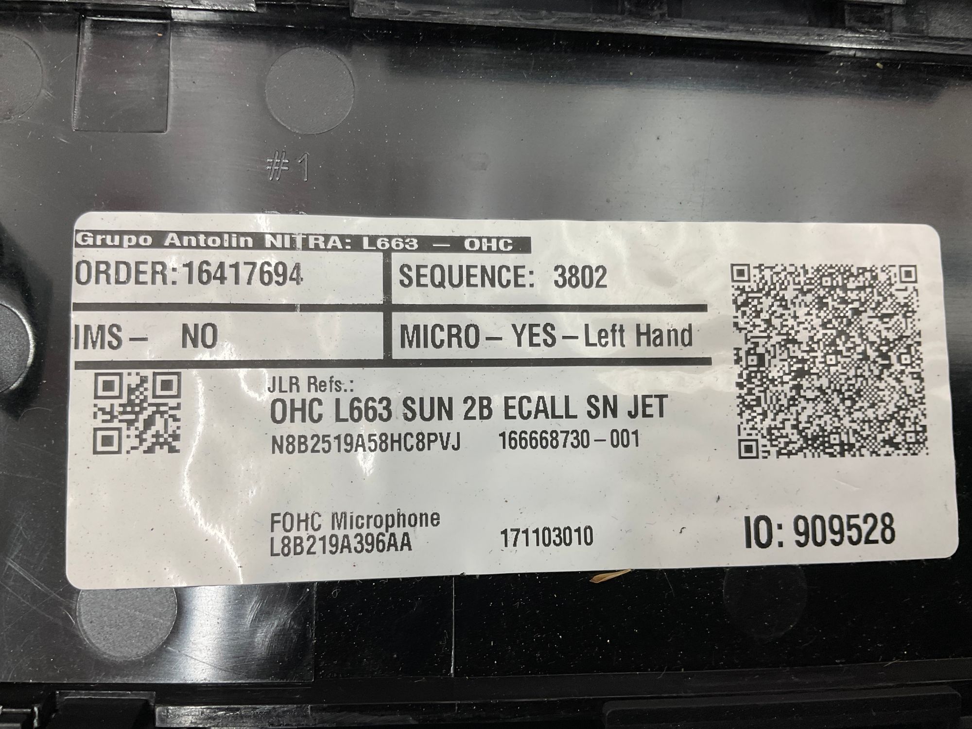 Плафон освещения салона Land Rover Defender II L663 2022, 35000 рублей, Москва