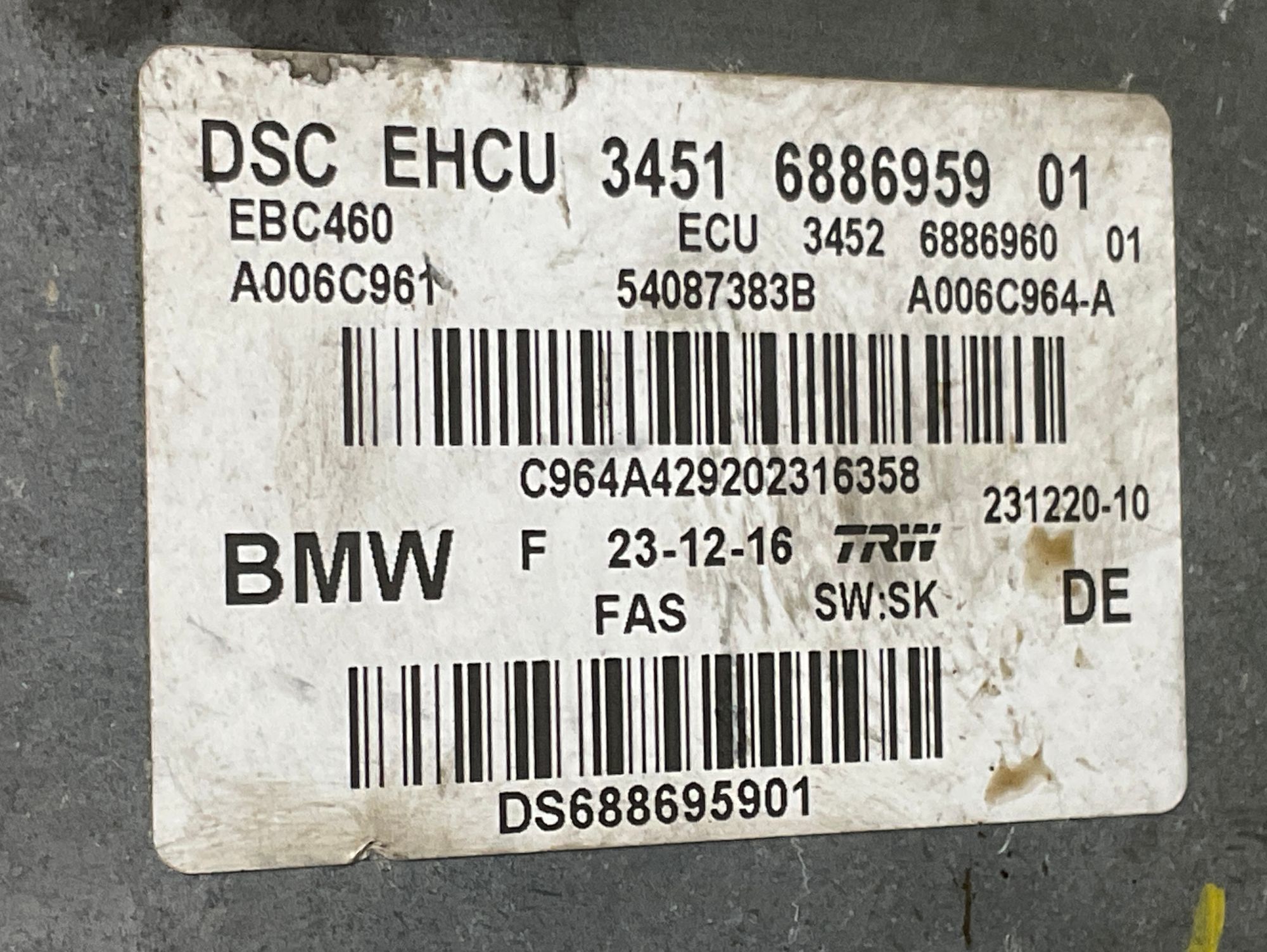 Блок ABS BMW 5 серия, G30/G31, 11000 рублей, Москва