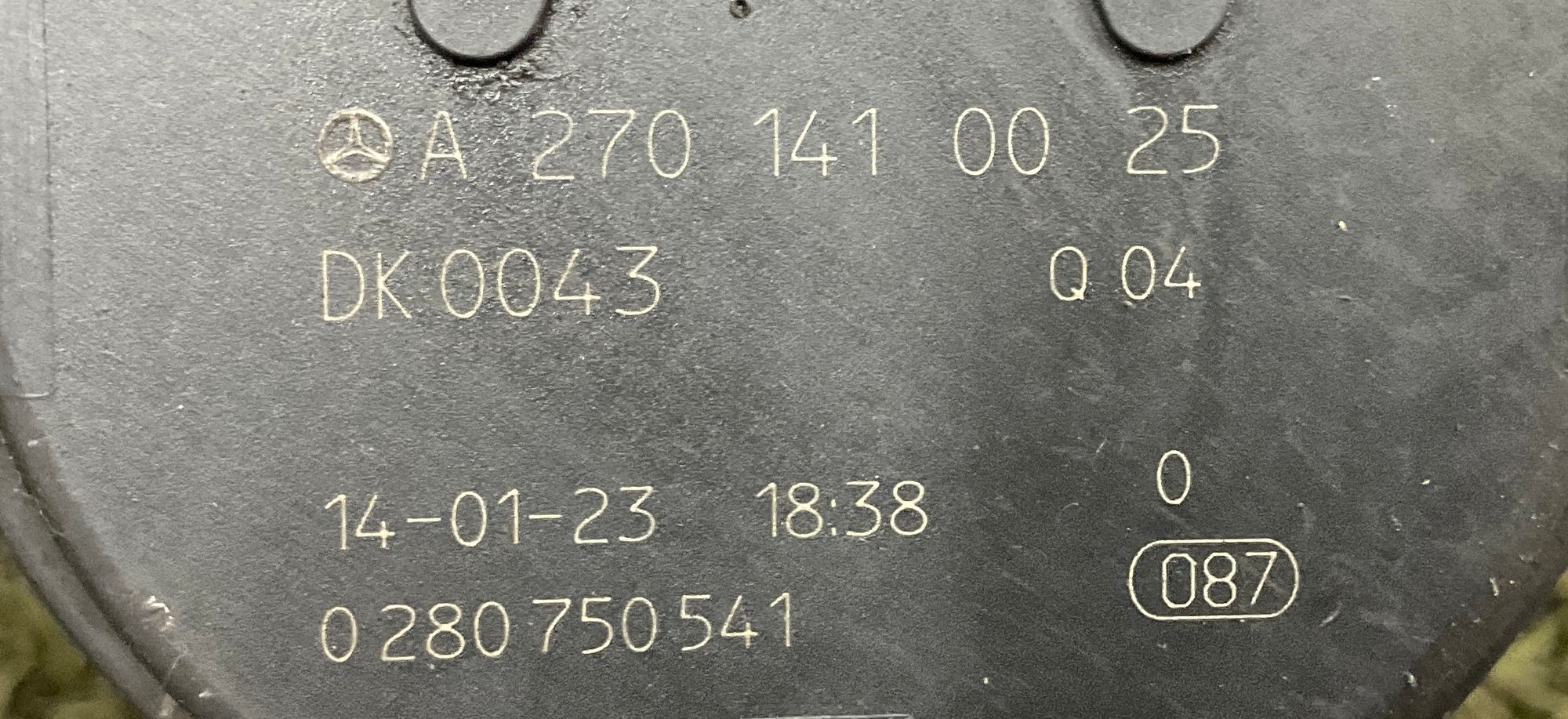 Дроссельная заслонка M 274920 Mercedes-Benz C-Класс, W205, 2500 рублей, Москва