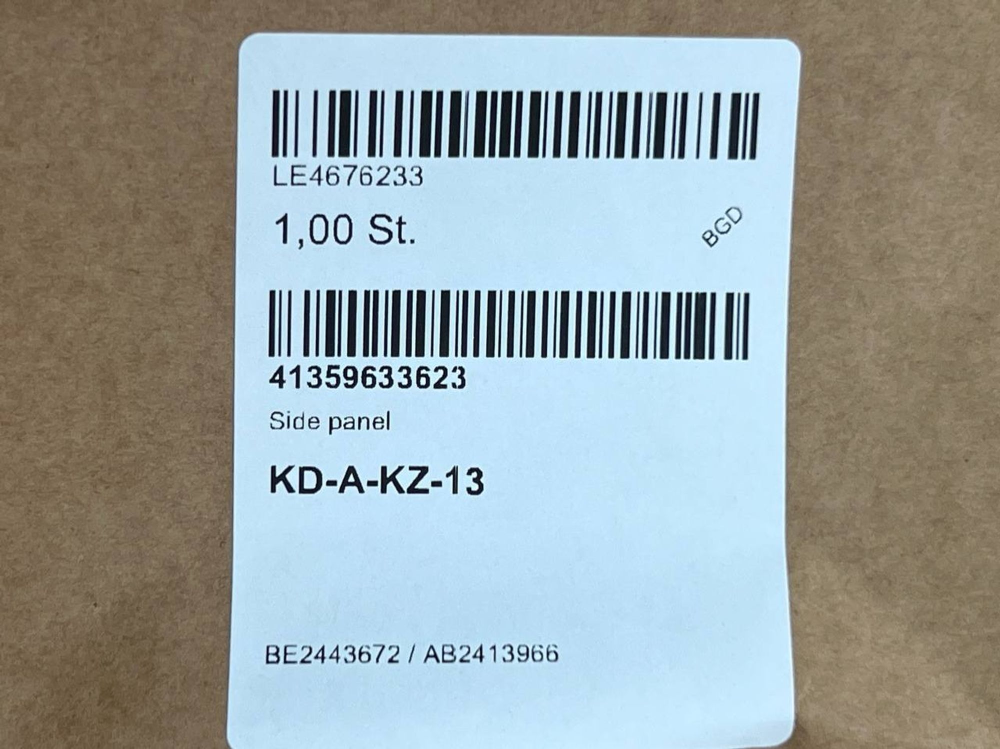 Крыло переднее левое BMW 5 G60 G61 Новое !, 55000 рублей, Москва