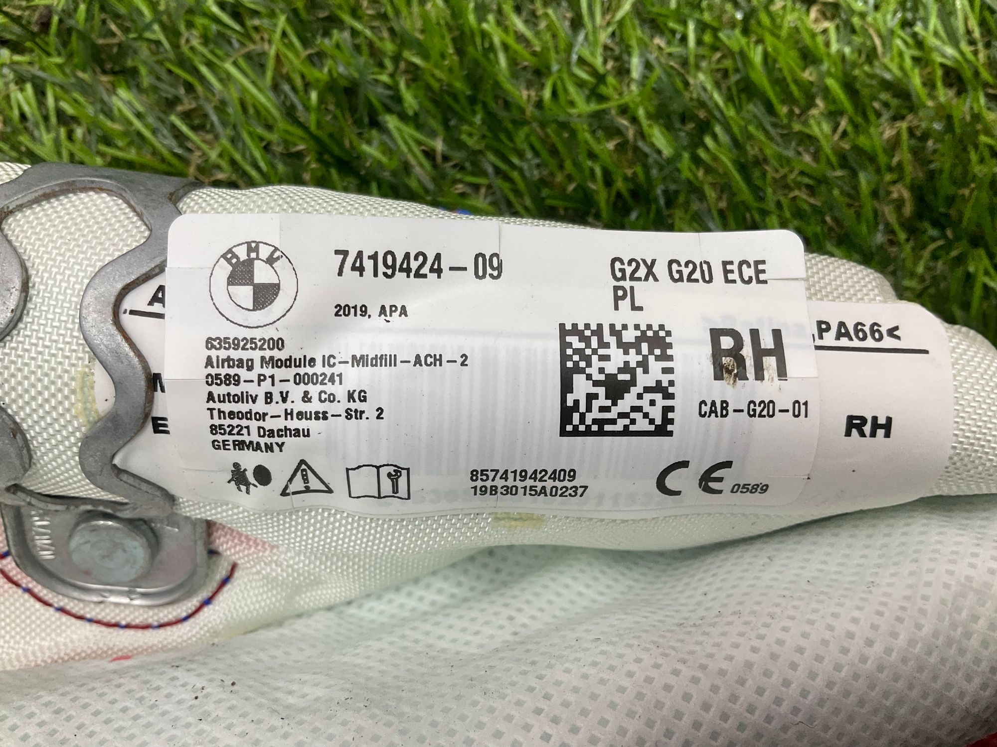 Подушка безопасности шторка правая BMW 3 серия, G20/G21 2018, 15000 рублей, Москва