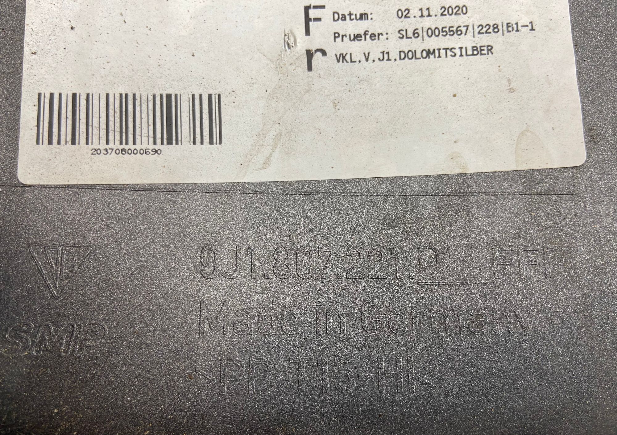 Бампер передний Porsche Taycan I 2021, 70000 рублей, Москва