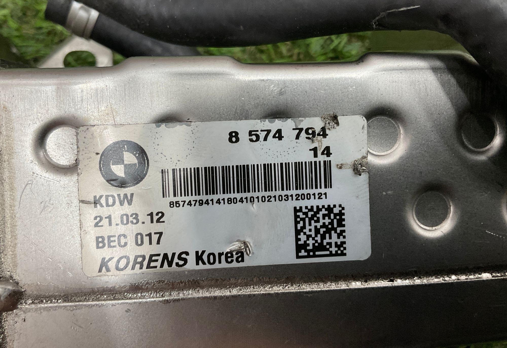 Радиатор EGR BMW 1 серия, F20/F21 рестайлинг B37, 10000 рублей, Москва