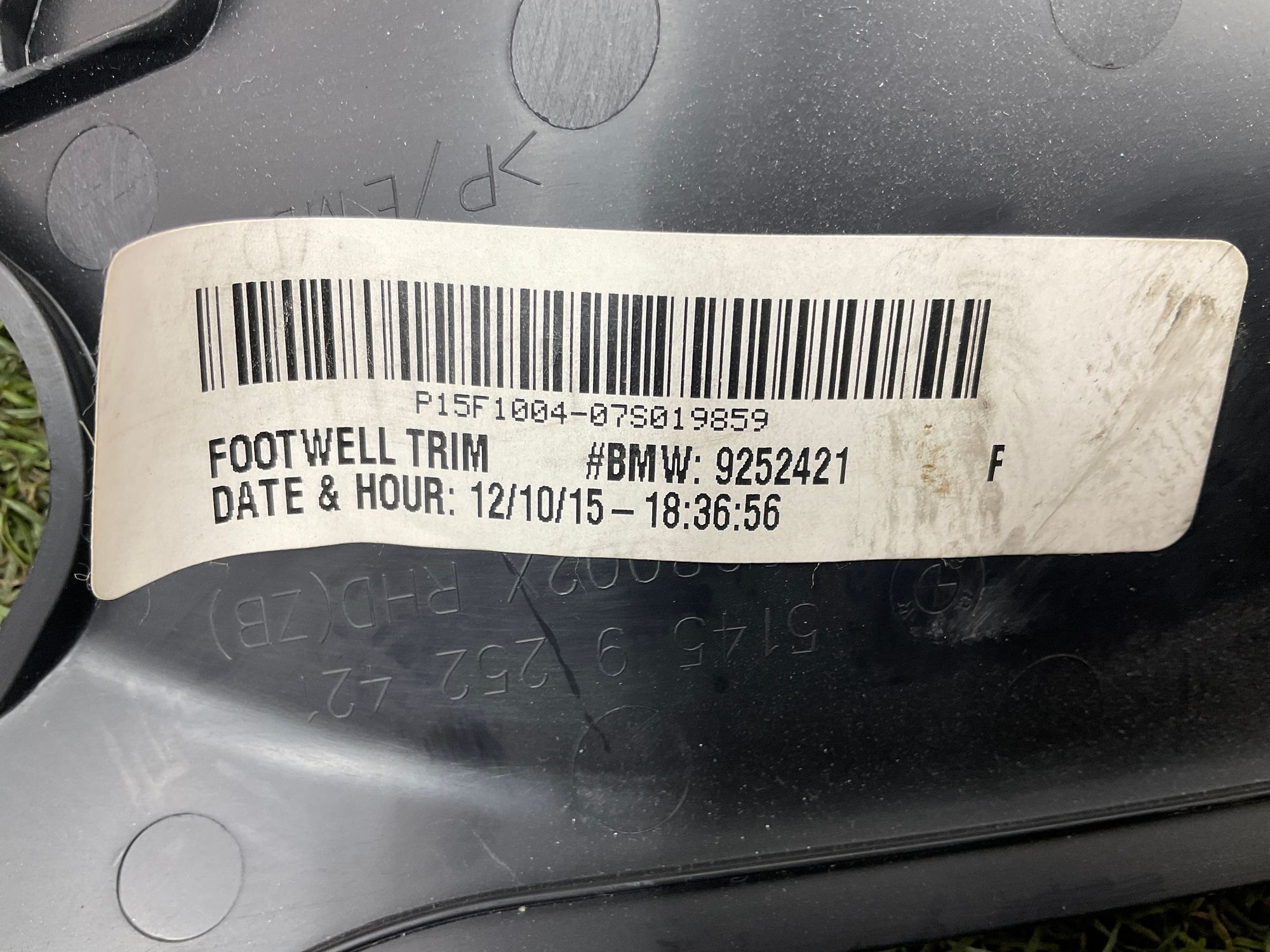 Обшивка пространства ног BMW X6 M, F86, 1000 рублей, Москва