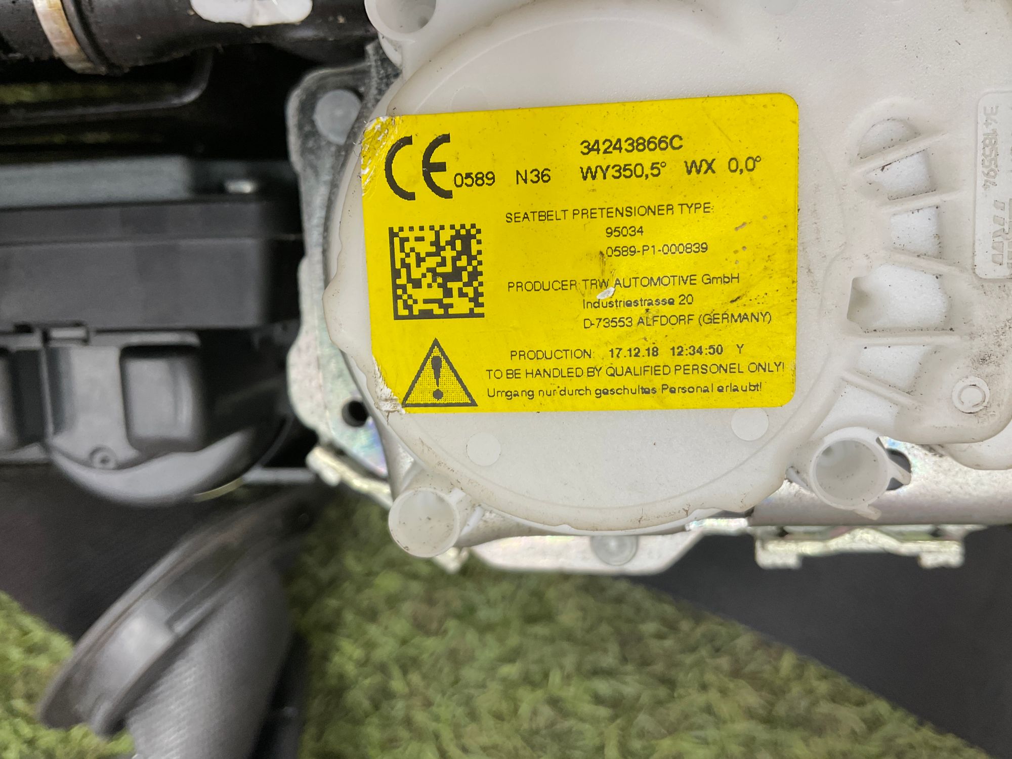 Ремень безопасности передний правый BMW X5, G05, 19000 рублей, Москва