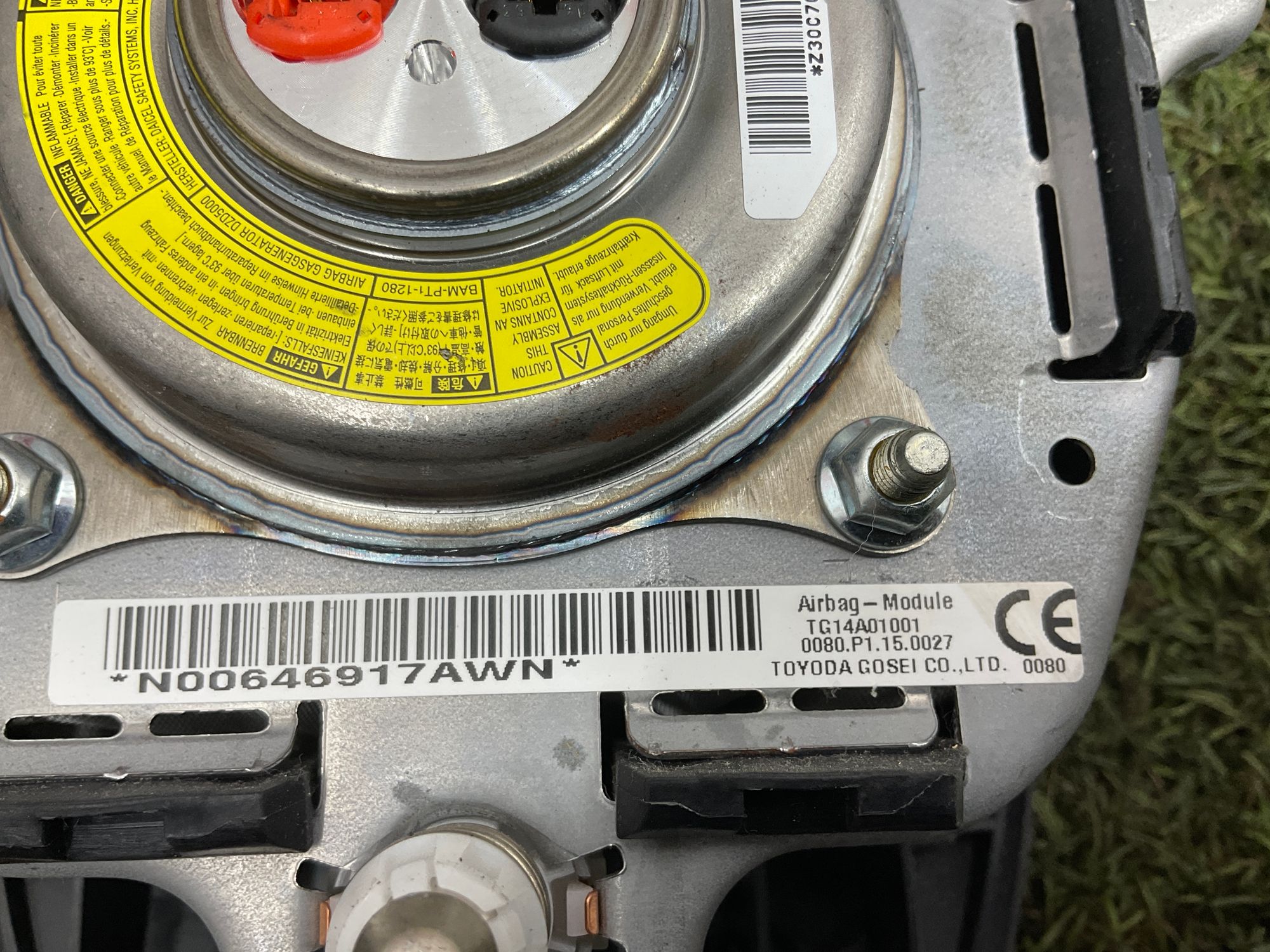 Подушка безопасности в руле Toyota Land Cruiser 200 рестайлинг 2 (2015—2023) 2017, 20000 рублей, Москва