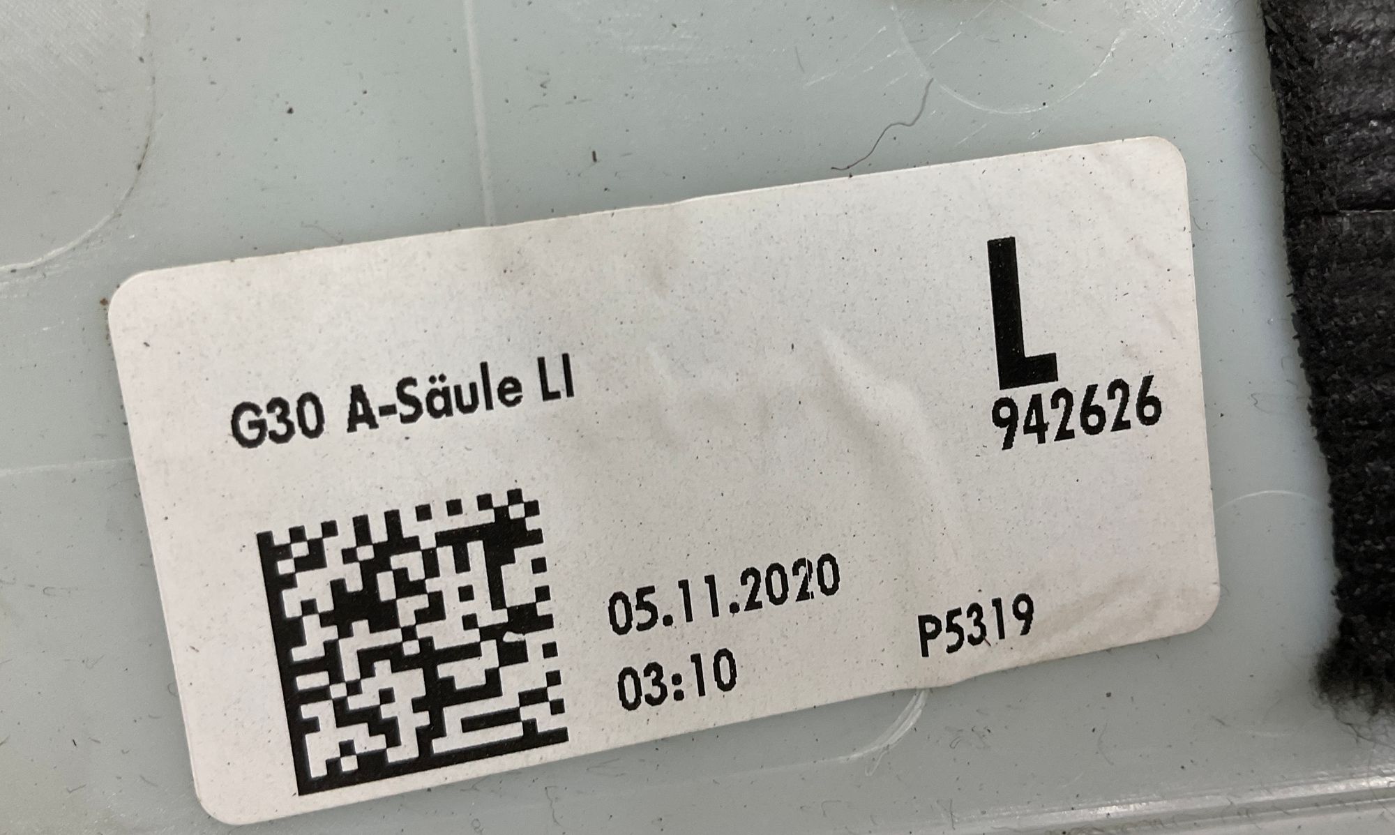 Обшивка передней стойки левая BMW 5 серия, G30/G31 рестайлинг, 2000 рублей, Москва