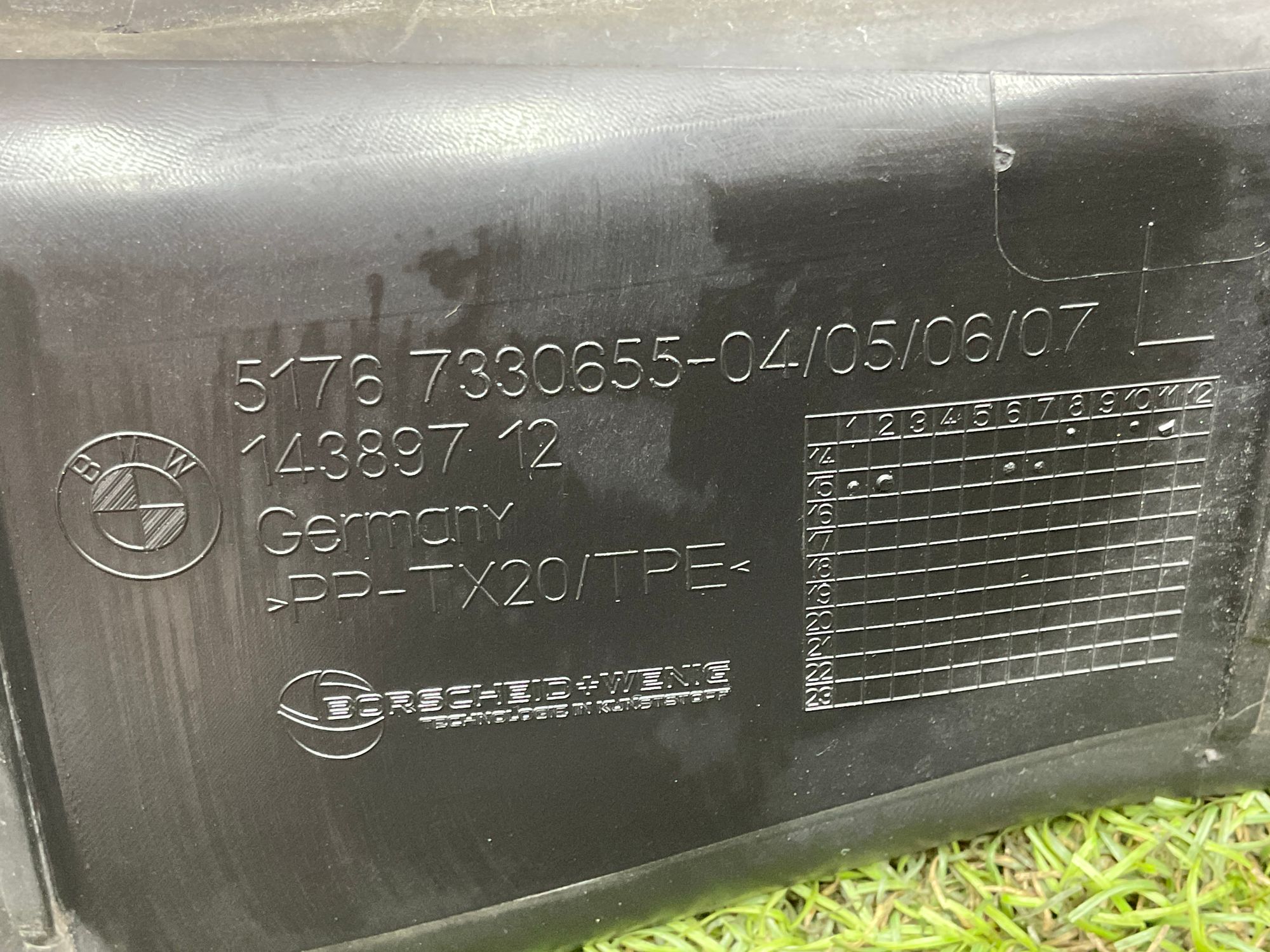 Уплотнитель крыла передний левый BMW 7 серия, G11/G12, 1500 рублей, Москва