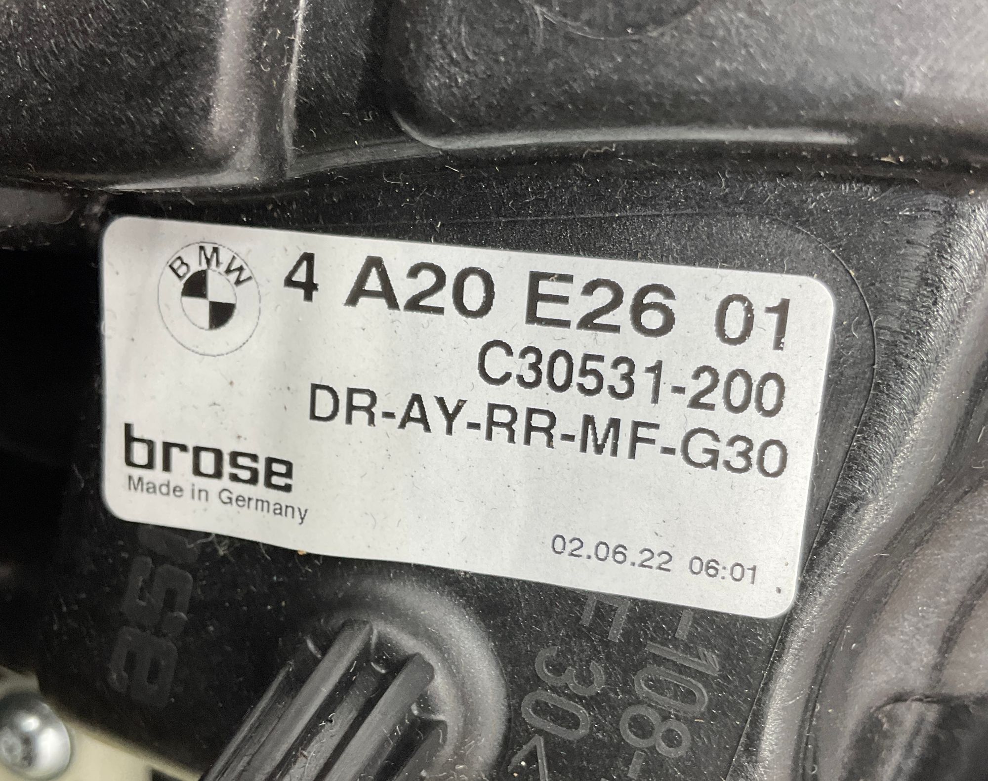 Стеклоподъемник задней правой двери BMW M5 F90 рестайлинг 2022, 3000 рублей, Москва