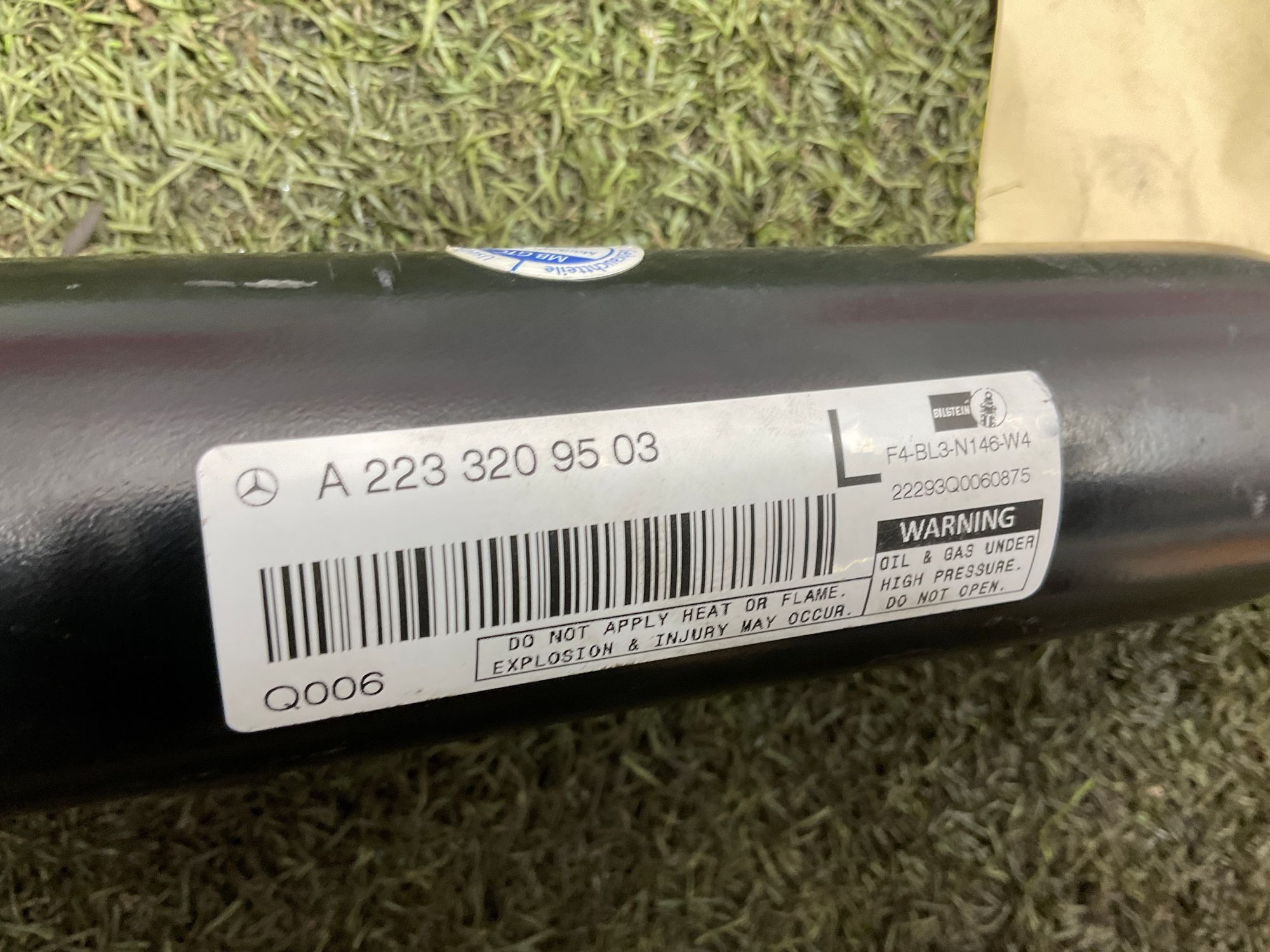 Стойка пневмоподвески задняя левая Mercedes-Benz S-Класс W223, 90000 рублей, Москва