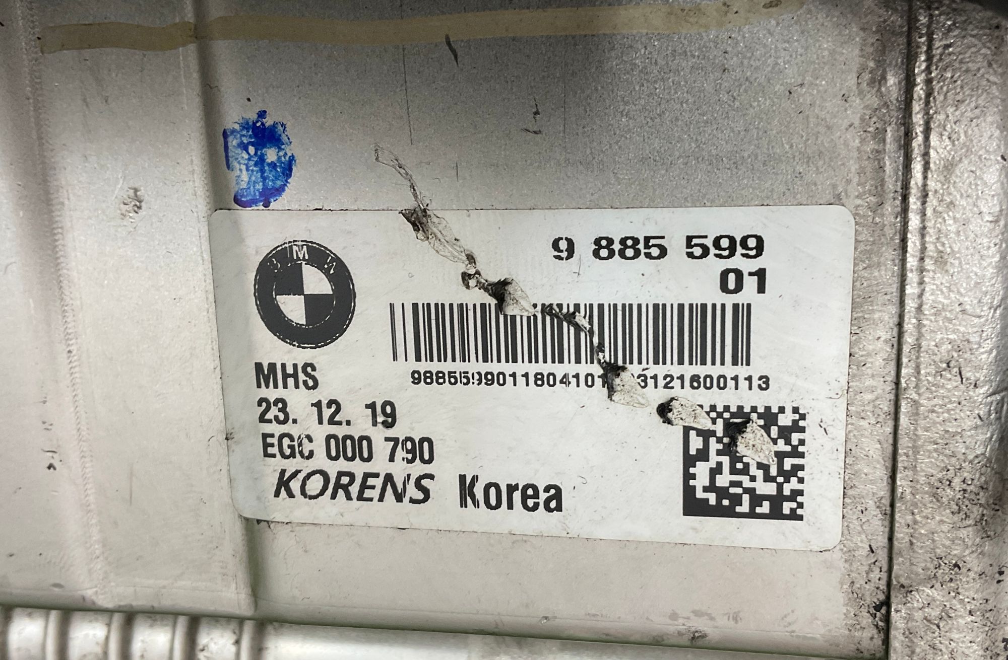 Радиатор EGR BMW X1, F48 рестайлинг B47 B37, 10000 рублей, Москва