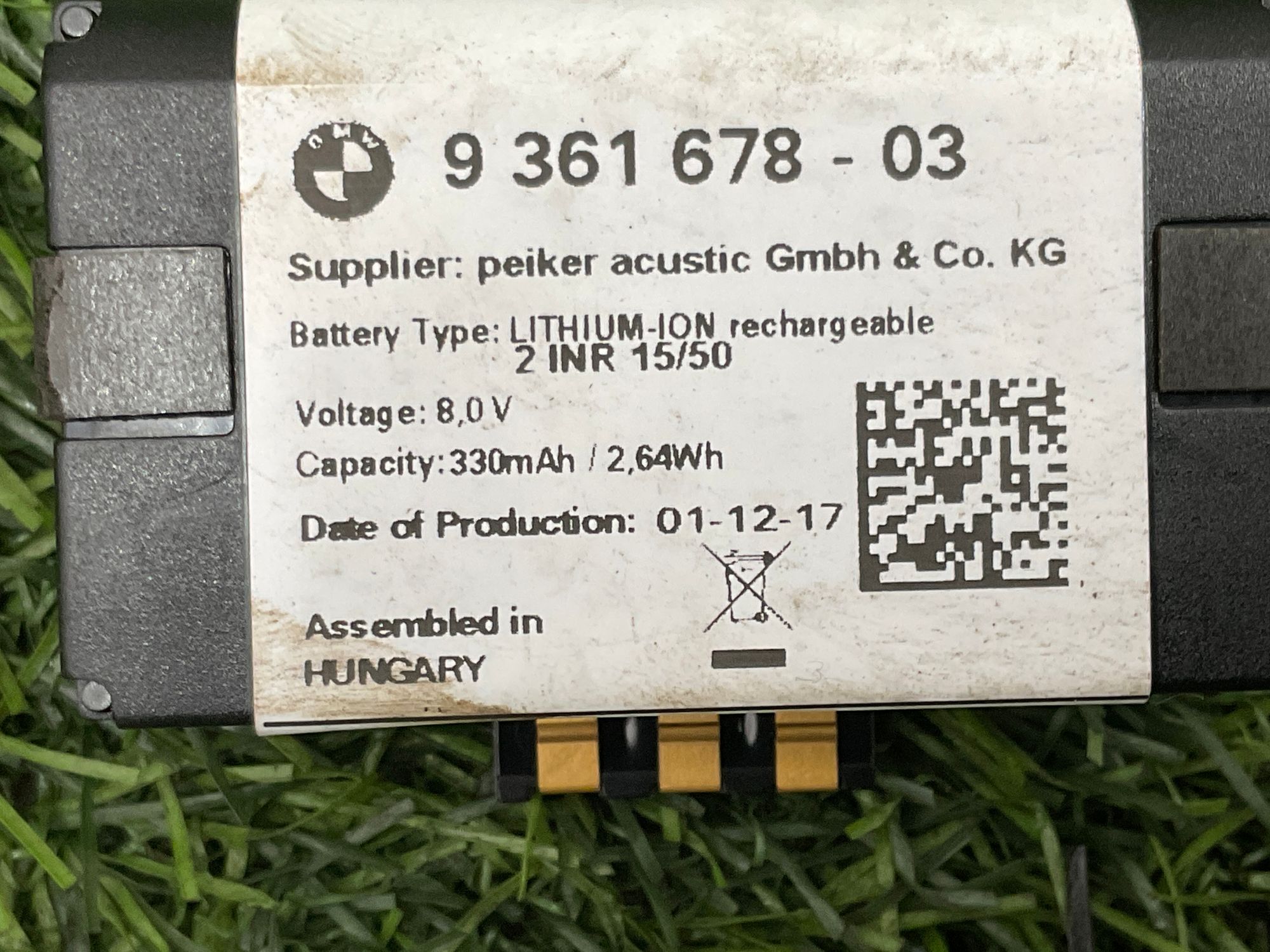 Аккумулятор блока телематики BMW 7 серия, G11/G12 2019, 2000 рублей, Москва